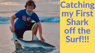 Surf Fishing for Sharks and Kingfish in Brigantine New Jersey [upl. by Noired826]