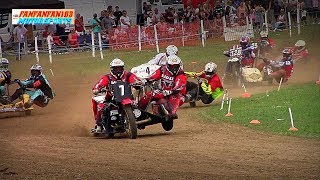 Frittenden Grasstrack Left Hand Sidecars  Pairs Meeting [upl. by Nohsed981]