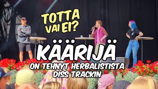 Totta vai ei Käärijä on tehnyt Herbalistista diss trackin 🤔 [upl. by Garrott]