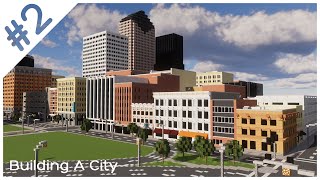 Building A City 2 S2  Downtown  Minecraft Timelapse [upl. by Bonine]