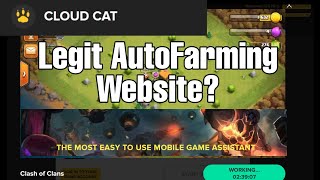 CLOUDCAT REVIEW  A LEGIT AUTOFARMING COC CLASH ROYAL AND MORE AUTOFARMING 2020 [upl. by Alicea]