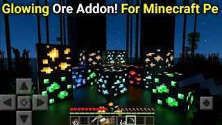 Glowing ores texture pack for minecraft pe 120 [upl. by Leunamesoj846]