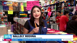 Aumentan las ventas de útiles escolares en papelerías de Jalisco  Noticias con Crystal Mendivil [upl. by Delmor361]