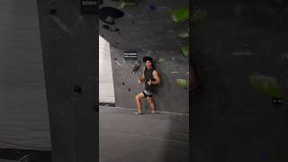 The HARDEST Boulder bouldering climbing climbinggym climb funny [upl. by Imoan]