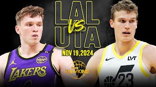 Los Angeles Lakers vs Utah Jazz Full Game Highlights  Nov 19 2024  FreeDawkins [upl. by Atalie]