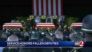 Memorial held for three Florida motor deputies killed in crash [upl. by Moulton529]