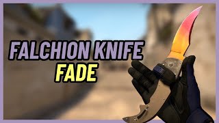 ★ Falchion Knife Fade  CSGO Knife Showcase [upl. by Primalia349]