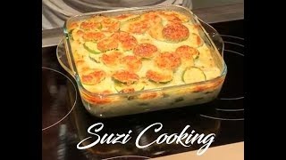 Gratin de courgettes facile et rapide  Easy and quick zucchini Gratin [upl. by Mansur]