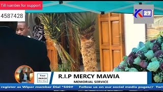 LIVE Stephen Kalonzo Musyoka is at the Late Mercy Maiwas Memorial Service [upl. by Nohpets]