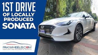 Hyundai Sonata 2021 First Drive Review PakWheels [upl. by Nossaj611]