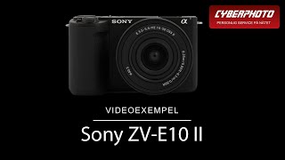 Videoexempel Sony ZVE10 II [upl. by Donell]