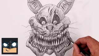 How To Draw Twisted Bonnie  Five Nights at Freddys  Sketch Saturday [upl. by Corny354]