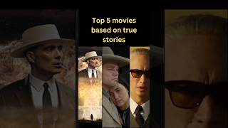 Top 5 movies based on true stories  Movie facts  Movie review shorts shortsvideo [upl. by Ahtamas559]