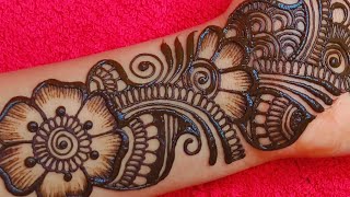 arabic mehndi designs for hands  simple mehndi design front hand  आसान मेहंदी डिजाइन [upl. by Stout]