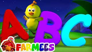 ABC Song  Nursery Rhymes  3D Baby Songs  Alphabet Rhyme by Farmees [upl. by Clark]