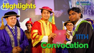 Convocation Highlights DIU 11th Convocation Ceremony 2024  Daffodil International University [upl. by Ertsevlis]