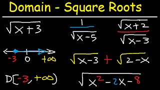 Domain of a Square Root Function amp Rational Functions  Precalculus [upl. by Chirlin]