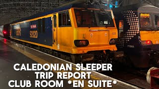 CALEDONIAN SLEEPER Club Room Trip Report  Glasgow Central to London Euston [upl. by Jude]