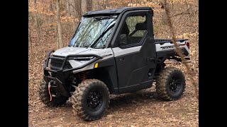 UTV Trail Riding in the rain with the 2022 Polaris Ranger Northstar Trail Boss [upl. by Terti576]