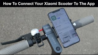 How To Connect To Your Xiaomi Electric Scooter To The Smartphone App [upl. by Virgel]