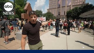 Protesters begin to gather outside Republican National Convention [upl. by Inafit]