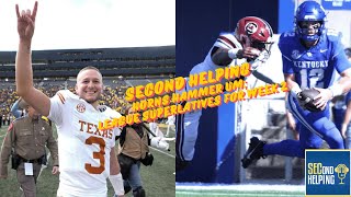 SECond Helping  Texas blows out Michigan League superlatives for Week 2  CFB SEC [upl. by Ganiats488]