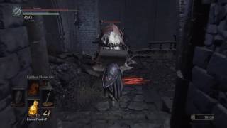 Dark Souls 3 My Best Spot To Farm Souls  Mendicants Staff [upl. by Anelhtac]