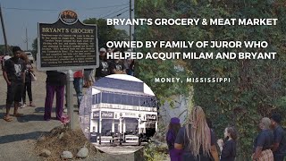 Bryants Grocery amp Meat Market  Money Mississippi  Emmett Till 68th Anniversary Commemoration [upl. by Akemak]