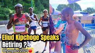 KENYANS REACT BREAKING NEWS Eliud Kipchoge RETIRING OLYMPICS 2024 Paris live [upl. by Fredette]