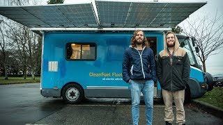 This ELECTRIC VAN Is Fully SOLAR powered with 6000 Watts of panels  VANLIFE TOUR [upl. by Katlaps]