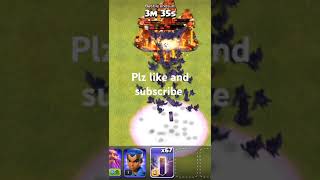 100 max bat spell vs max multi inferno tower cocclash of clans [upl. by Alrak428]