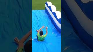 Rush to the inflatable slide the source of daily joy inflatable funtime slide exciting [upl. by Icyaj]