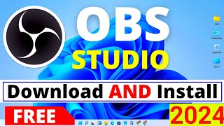 How To Download And Install OBS Studio 2611 On Windows 2024  Obs Studio Download Kaise kare [upl. by Aemat764]