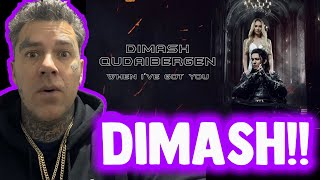 THIS IS CRAZY  Rapper FIRST TIME REACTION to Dimash  When I’ve Got You [upl. by Odla]