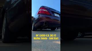 Cold Start 2004 Lexus LS430 w Muffler Delete [upl. by Kaufmann301]