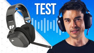 Corsair HS80 Max  Microphone Test Headset Comparison [upl. by Htebilil]