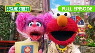 Elmo and Abby Play Boo Boo Busters  THREE Sesame Street Full Episodes [upl. by Napier]