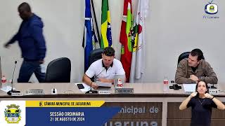 28ª Sessão Ordinária Câmara Municipal de Jaguaruna 21082024 [upl. by Domel]