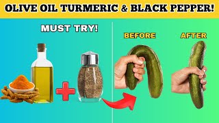 What Happens If You Drink Olive Oil With Turmeric amp Black Pepper Before Bed [upl. by Meier]