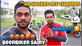 This Guy Hacked My YouTube channel 🤬 BeerBiker Samy [upl. by Yekcor]