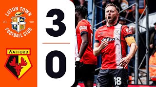 Luton 30 Watford  Highlights [upl. by Ahsemot]