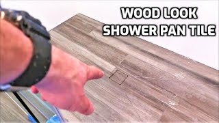 Beautiful WOOD LOOK Shower Remodel [upl. by Burnaby53]