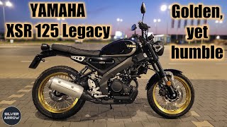 YAMAHA XSR 125 Legacy  City Ride  Acceleration  Top Speed  Overview  Exhaust Sound [upl. by Asselim649]