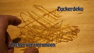 Zuckerdeko Zuckerverzierungen selber machen [upl. by Ahsino]