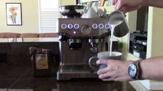 Latte on the Breville Barista Express [upl. by Sansen]