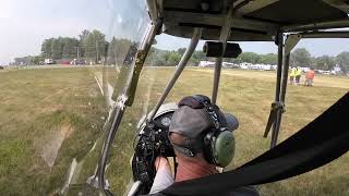 Oshkosh 2023 Ultralight Field Flight [upl. by Nairoc]