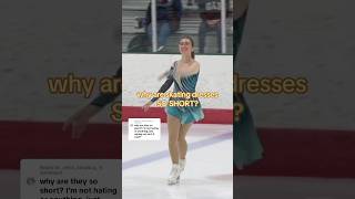 why are figure skating dresses SO SHORT 😳 iceskater figureskating figureskater iceskating [upl. by Ringsmuth824]