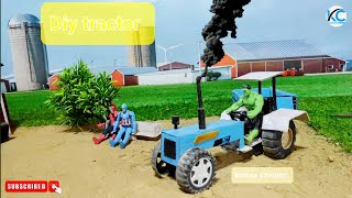 top most creative diy tractor  Farming chilly🌶️ and onion 🧅 [upl. by Jo-Anne]