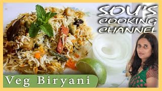 How to make Vegetable Tasty Dum Biryani Layered  Spicy Hyderabadi style veg biryani [upl. by Repmek994]