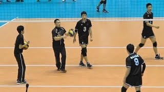 東福岡高等学校 スパイク練習 春高2017男子2回戦より Japan volleyball [upl. by Atcele]